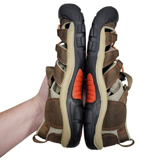Keen Newport H2 Sandals Size 6 US Youth Waterproof Brown/Orange‎ - Picture 7 of 12